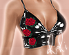 Latex N Roses Top