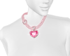 Lex Pink Chain Heart