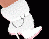 White Fur Boots