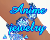 Jewelry anime blue 