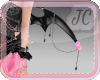 {JC} Pink/black Wings