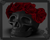 Red Rose Skull