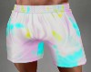 SM White Mulit SwimTrunk