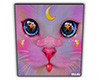 Pink Cat Picture Art