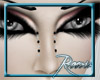 RR~SilverBlack NoseStuds