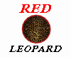 RED LEOPARD RUG