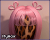 miley pink + bangs
