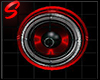 Red Speaker Dj Animated