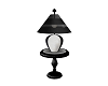 Black White Table & Lamp