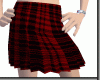 R&B Plaid Pleated Skirt