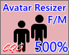 CG: Avatar Scaler 500%