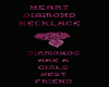 !i Diamond Heart~HotPink