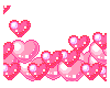 animated pink hearts