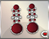 *SC-Red Sparkle Earrings