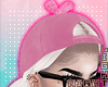 !N Tails Blond Hat Pink