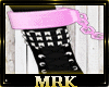 MRK Pink Ankle Chains