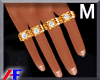 AF. 4 Gold.Dia Rings M/R