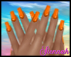 Nails - Orange (med)