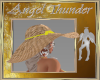 ANGEL Wicker Hat Yel Bow