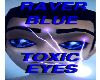 blue toxic sun glasse