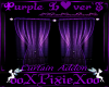 purple lovers Curtain