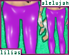A* PVC Pants * Purple