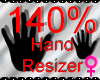 *M* Hand Scaler 140%