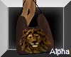 AO~Lion Handbag w Roar