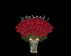 {F} RED ROSES in VASE