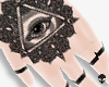 + Iluminati Hand Tattoo