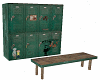 Lockers and Bench
