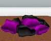 Lite Purple Pillow Pile