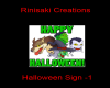 Halloween Sign - 1