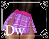 purple pink skirt