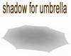 beach umbrella shadow