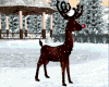 AP~Reindeer Lights+Snow
