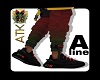 ATK blk-n-red YZYs