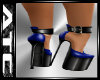 Blue & Blck Faris Shoes