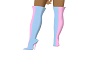 Blue/Pink Boots