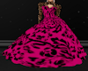 JT Pink Blk Lace Gown 1