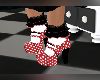 RedPolkaDotSock N Heel