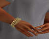 KM. Gold Bracelets