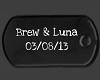 Brew & Luna Dog Tags