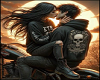 Couple Cutout Bikers Kissing Pictures Melting Heart Background