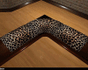 wood leopard couch