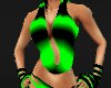 *Sexy Rave B Green Top