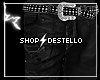 blk leather 1/2 pants+