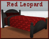 Red Leopard Bed