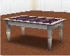 PLUM COLORED TABLE