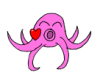 Pink octopus